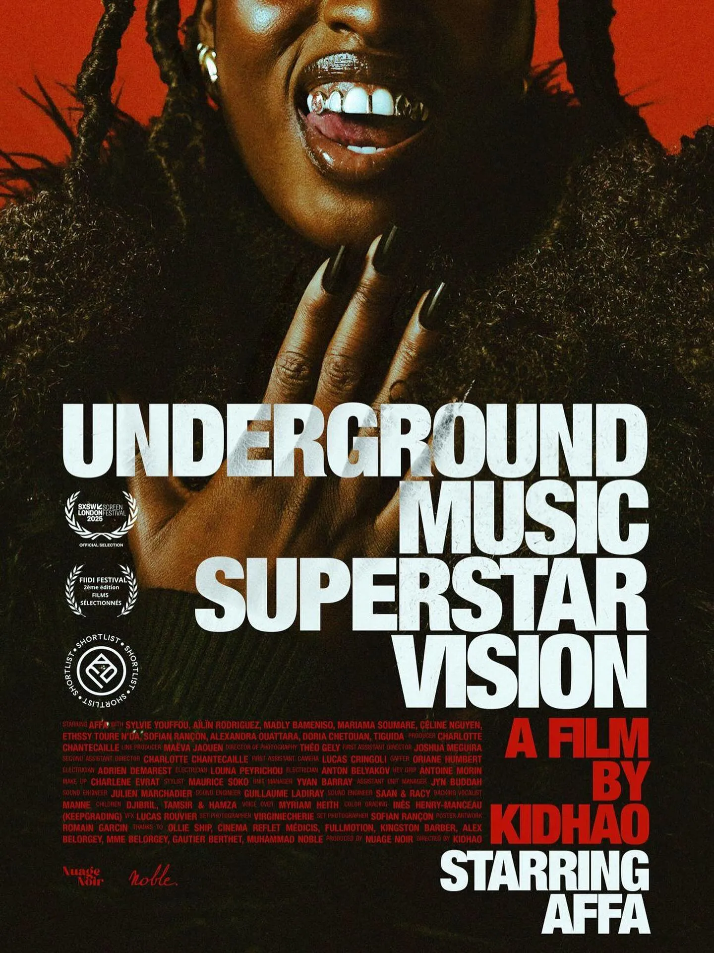 AFFA — affiche du court-métrage « Underground Music, Superstar Vision »