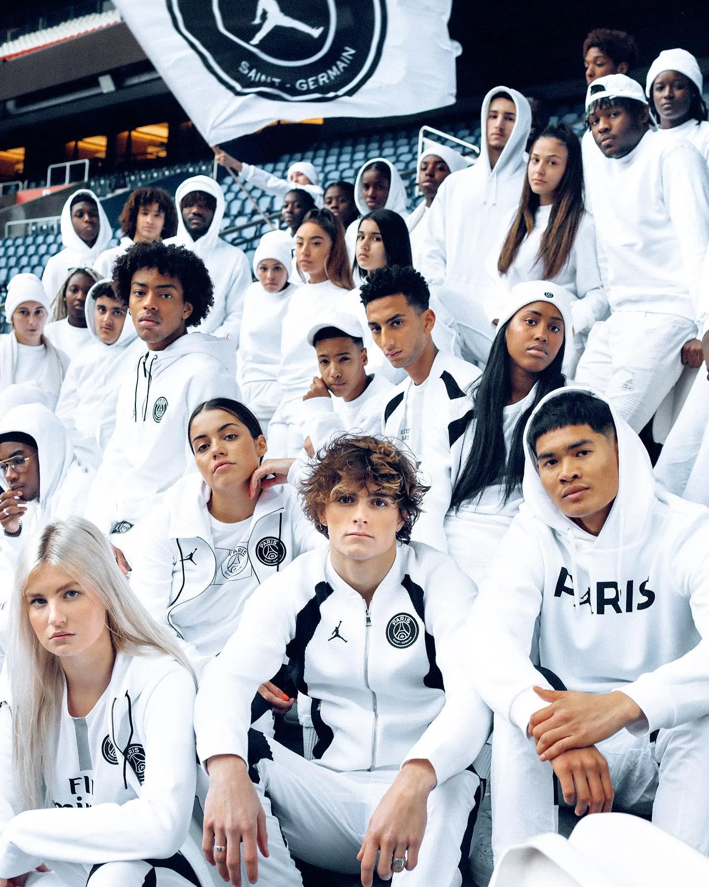 Jordan × Paris — visuel de la collaboration entre Jordan et Paris Saint-Germain